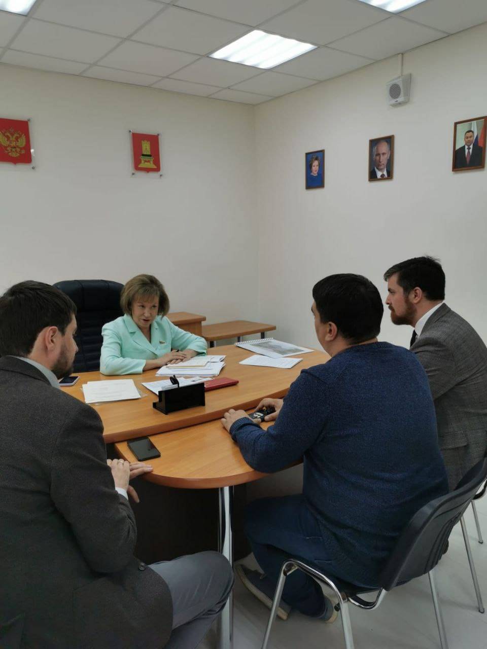 ​​Людмила Скаковская провела рабочие встречи по вопросам патриотического воспитания молодёжи и работы Тверского регионального отделения Российского военно-исторического общества.