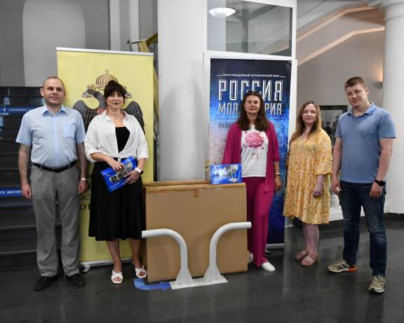 8 июня в Историческом парке «Россия – моя история» состоялась передача материальной помощи представителям добровольческого батальона «Вега»