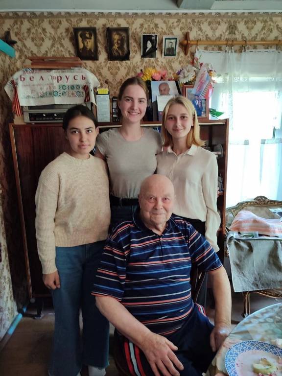 Георгиевский отряд не забывает своих ветеранов: поздравление 96-летнему Гулину Борису Александровичу