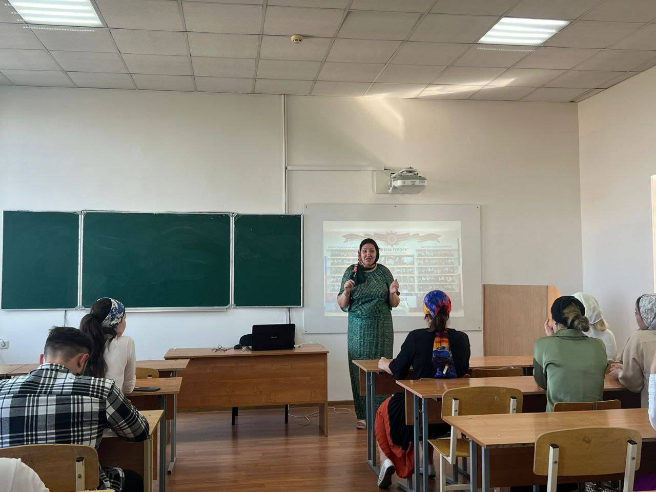 Выступление члена РВИО для студентов 2 курса