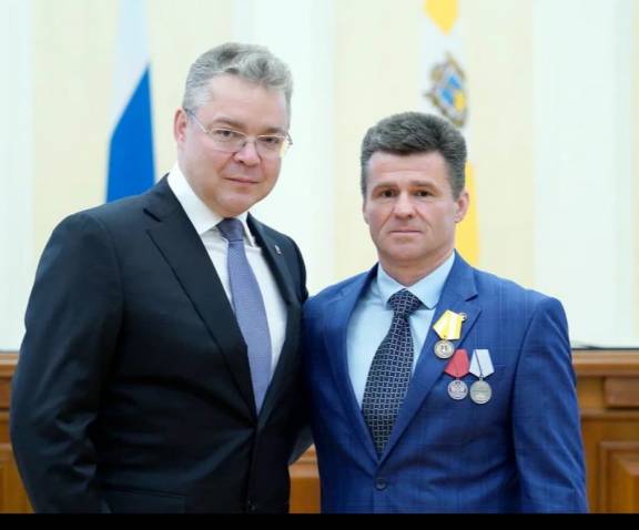 Члены РО РВИО СК были удостоены медали «За заслуги перед Ставропольским краем»