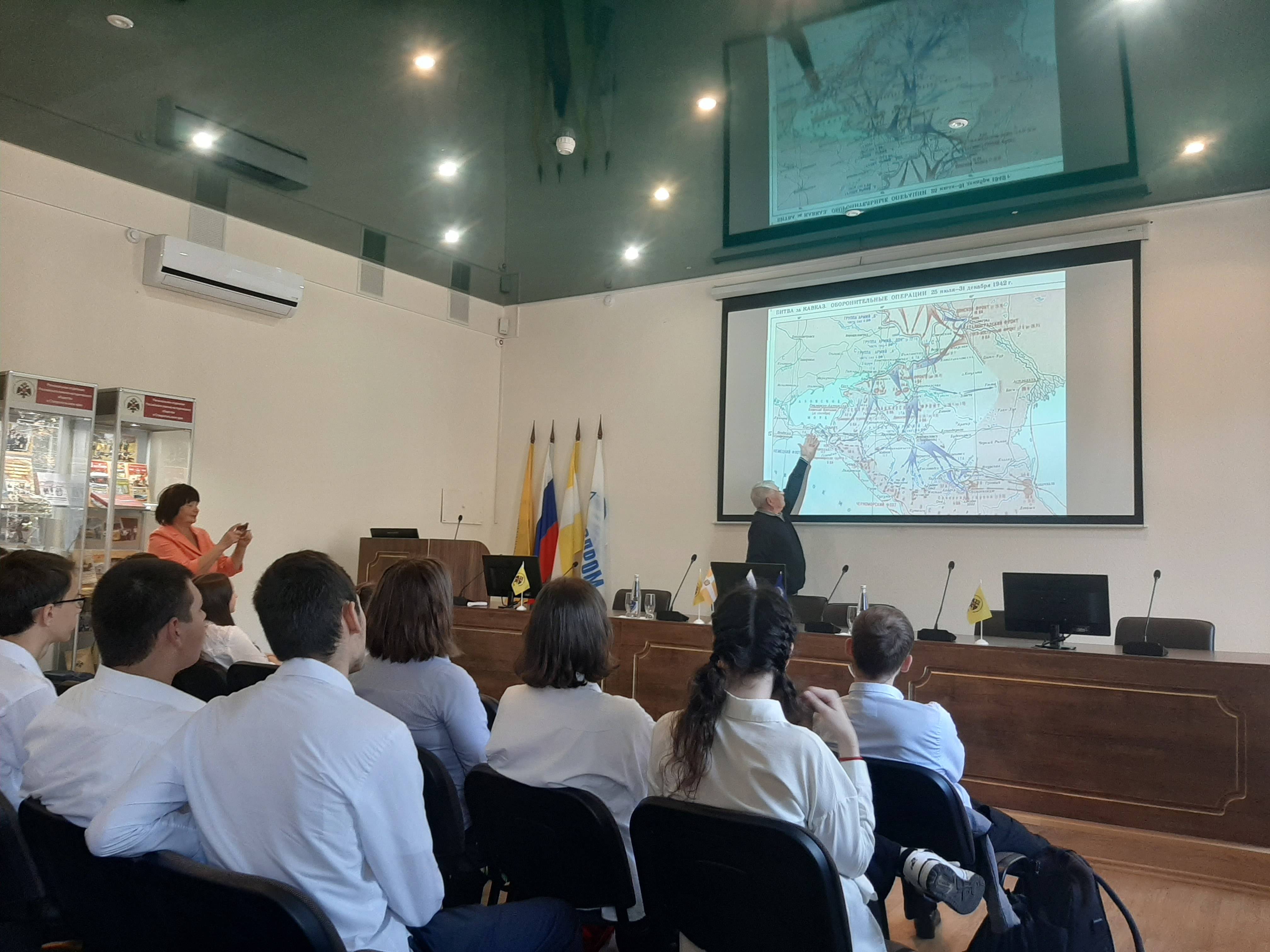 Ставрополье в период Битвы за Кавказ: публичная лекция члена РО РВИО СК