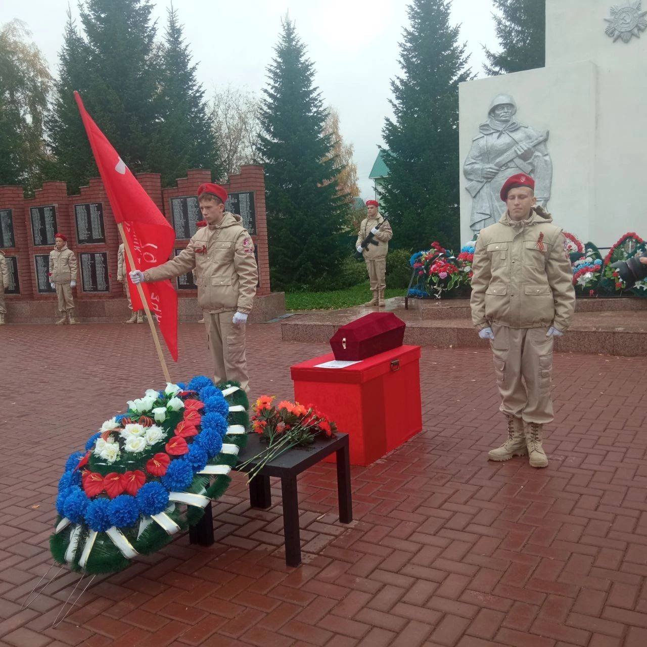 В Томской области захоронили останки солдата Красной Армии
