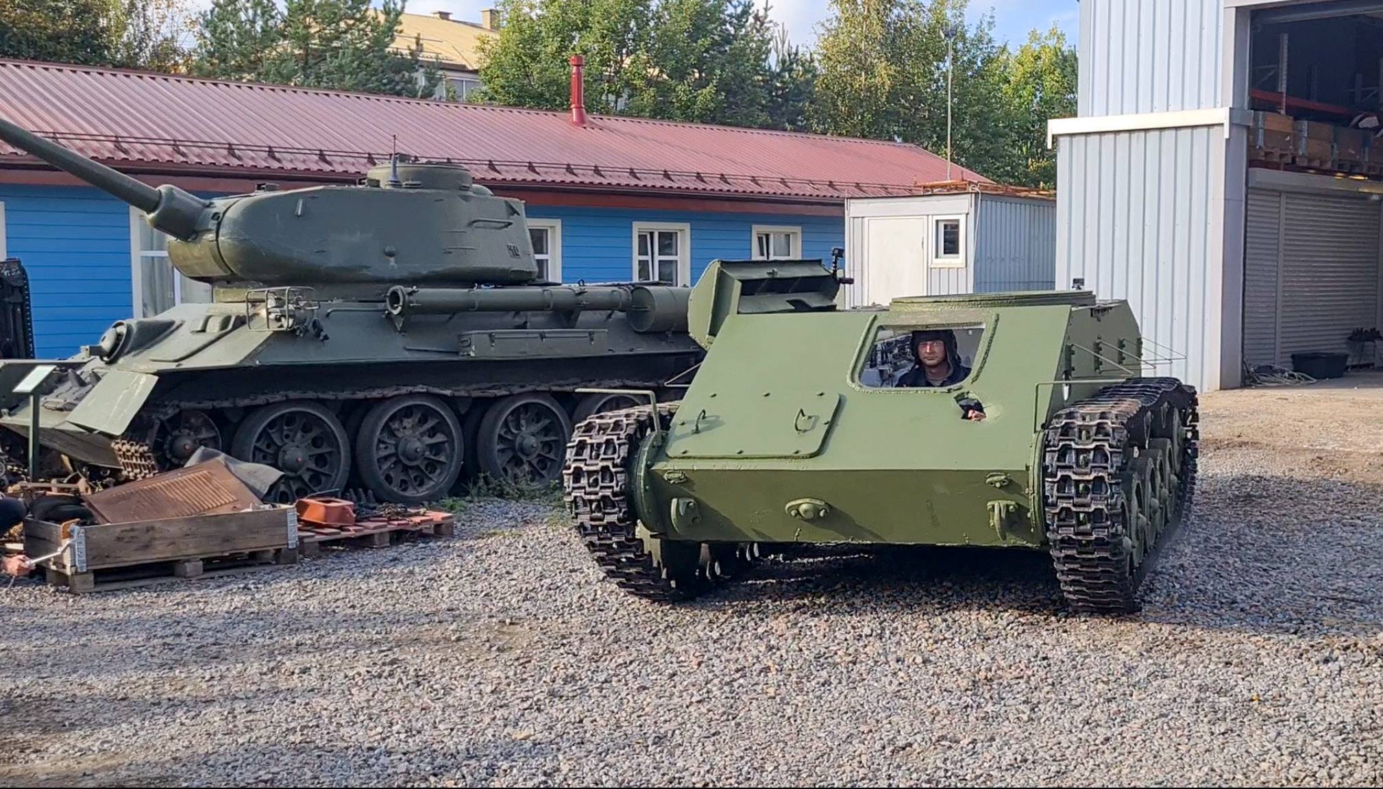 Танк Т-70 из Мелитополя обрел вторую жизнь