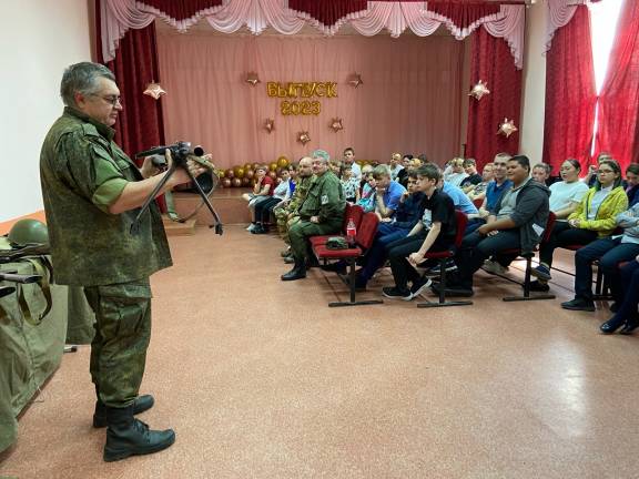 В Курганской области участники СВО проводят Уроки мужества