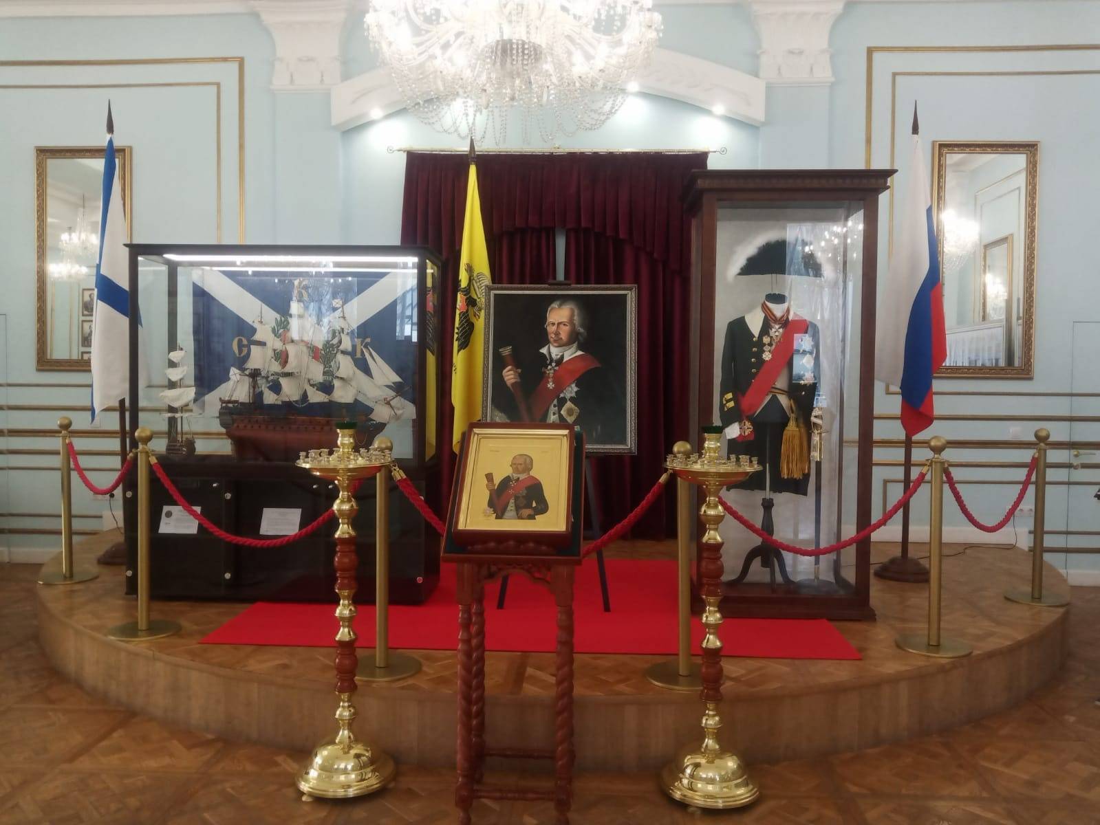 Святой праведный воин Феодор Ушаков - в Севастополе работает выставка при поддержке РВИО