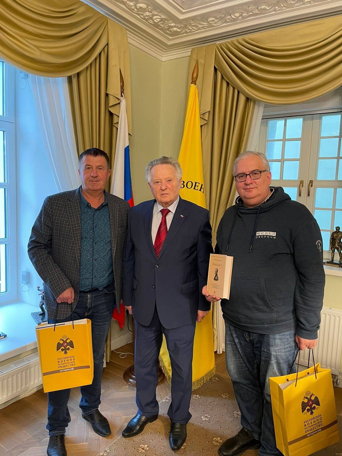 Руководство РО РВИО провело встречу с Советником Председателя РВИО Р.И. Мединским