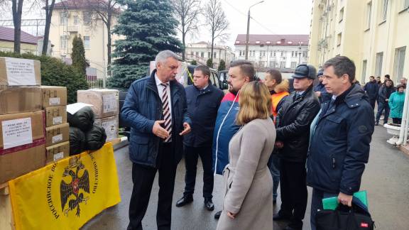 Тульское РО РВИО и железнодорожники передали гуманитарную помощь для СВО