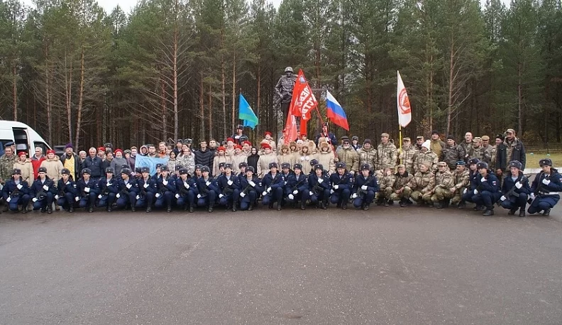 В Ульяновском районе состоялось захоронение воинских останков, поднятых за поисковый сезон