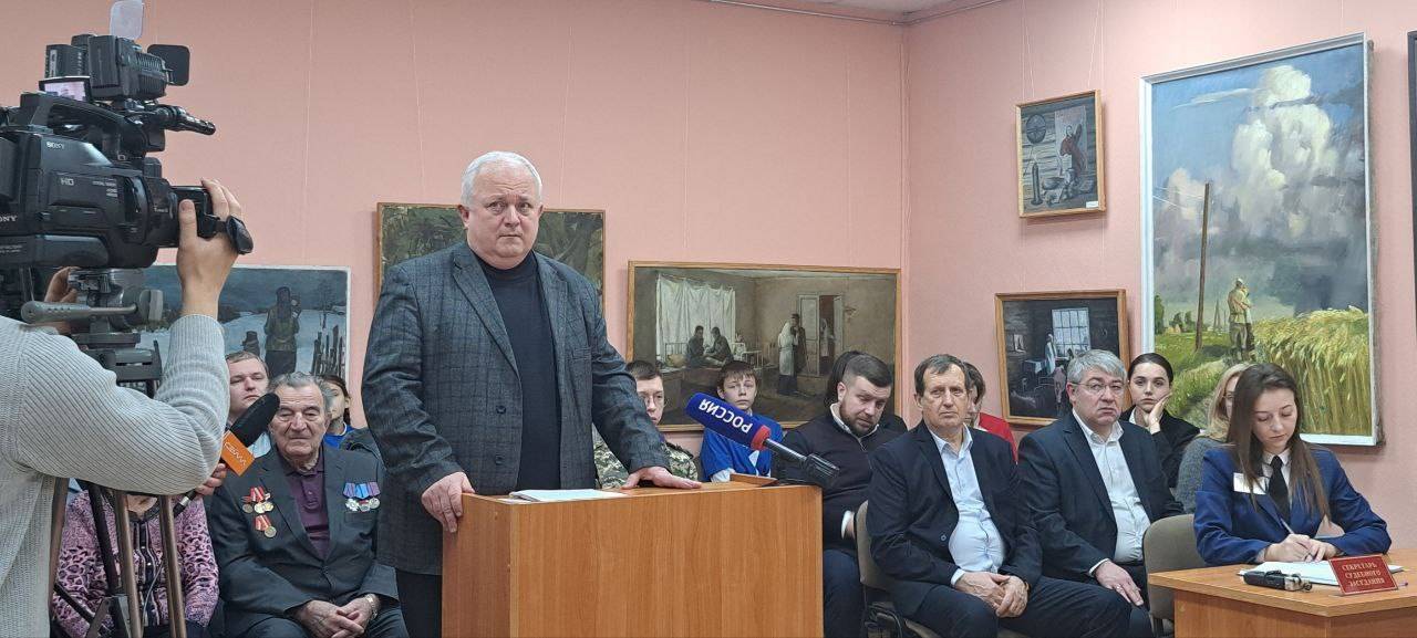 Председатель Совета регионального отделения РВИО Владимир Коровин выступил на судебном заседании по делу о геноциде советского народа