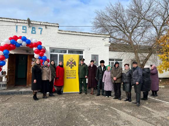 «Школа Героя»: в Нефтекумском городском округе открыта мемориальная доска в честь Героя России Н.Ю. Гусева