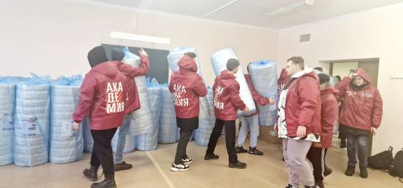 Груз помощи бойцам СВО