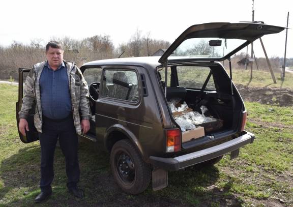 Новый автомобиль в зону СВО