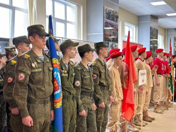 Открытие Республиканского финала Всероссийской военно-спортивной игры «Победа»