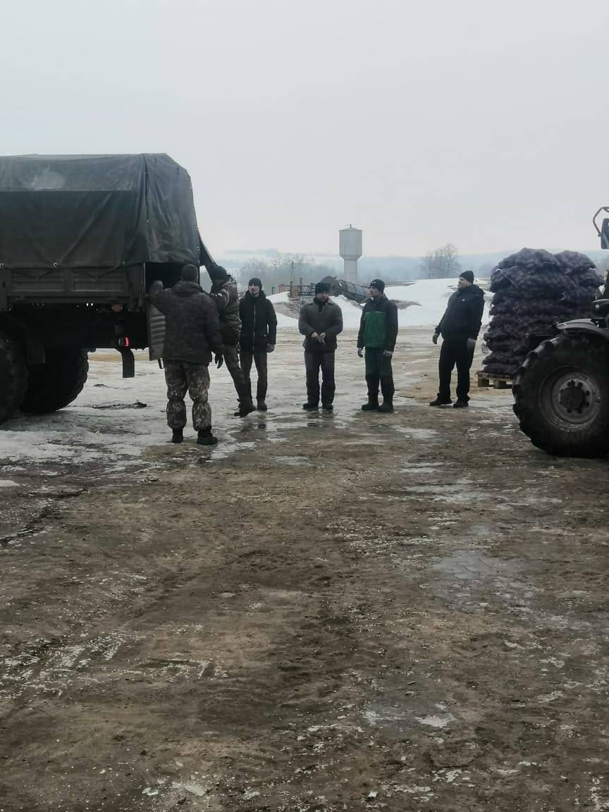 В зону СВО из Орла отправили 10-тонную партию картофеля