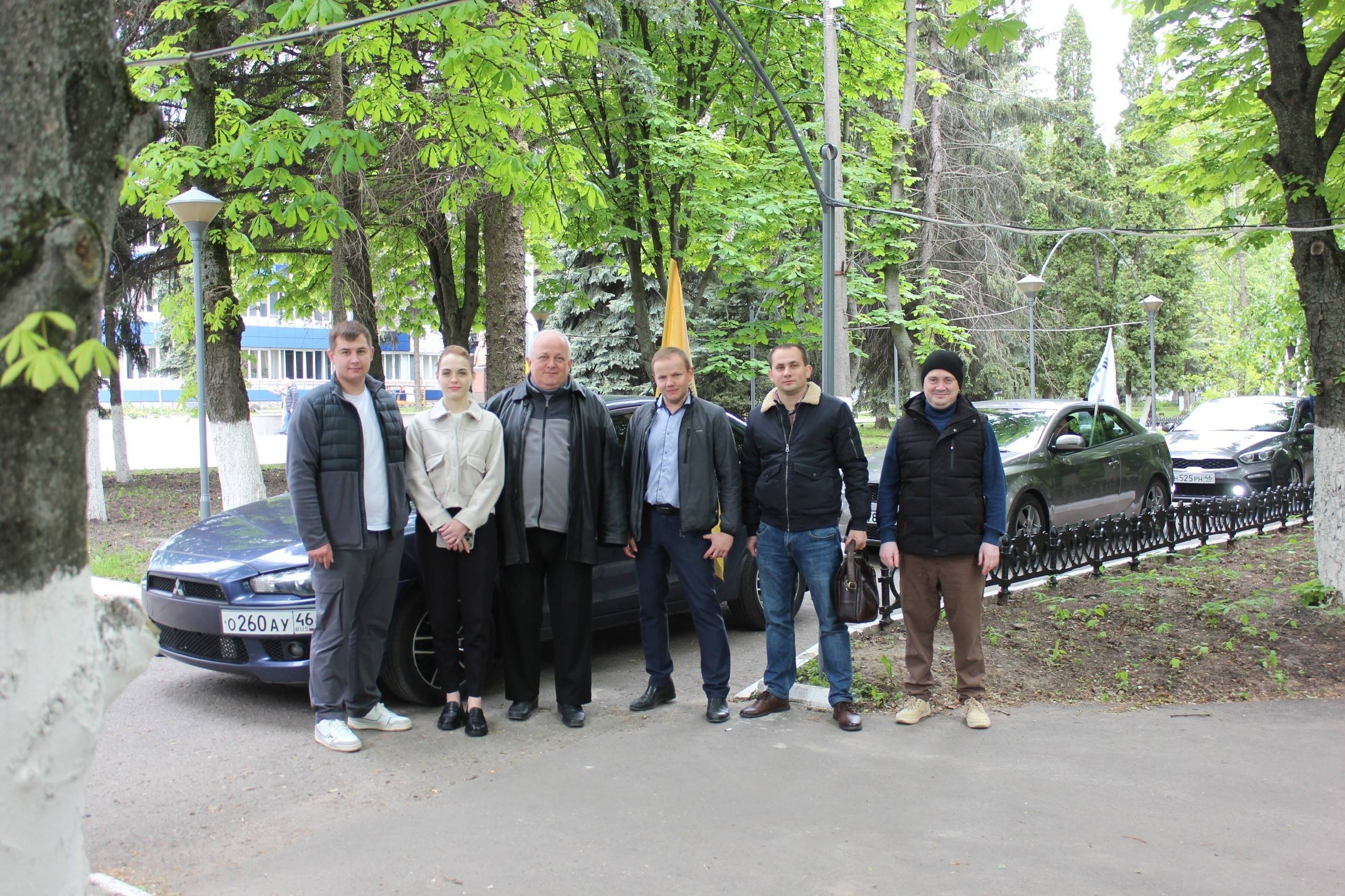 В Курской области состоялся автопробег, посвященный Дню Победы и 60-летию ЮЗГУ