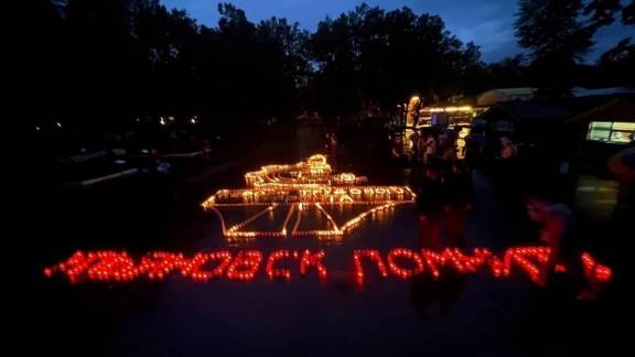 Ульяновск присоединился к Всероссийской акции "Огненные картины войны"