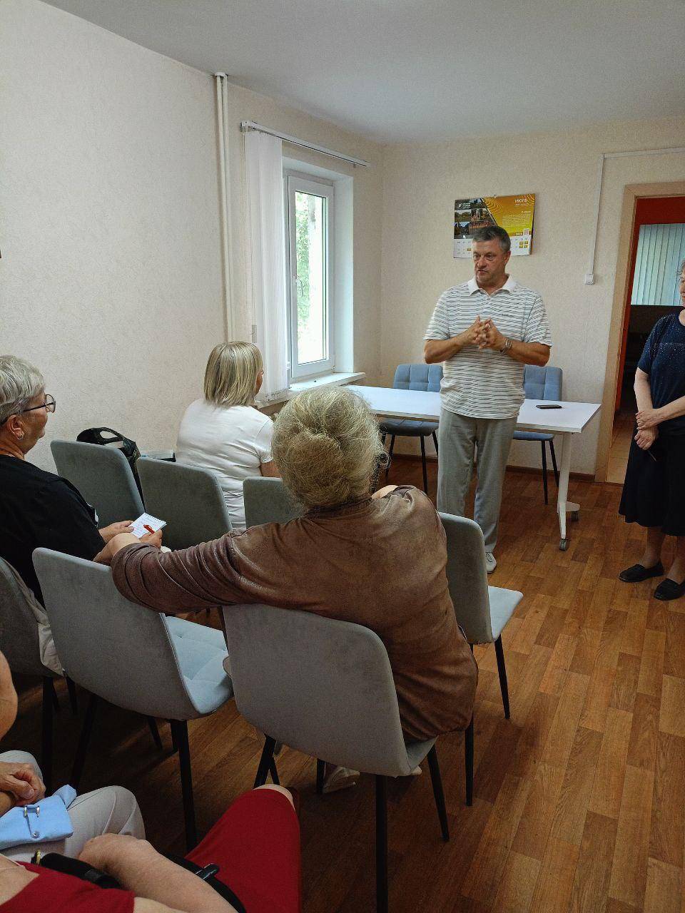 19 и 20 июня 2024 года член Совета РВИО в Нижегородской области Лешков Николай Иванович провел встречу в рамках планового мероприятия по информированию населения об антитеррористической безопасности