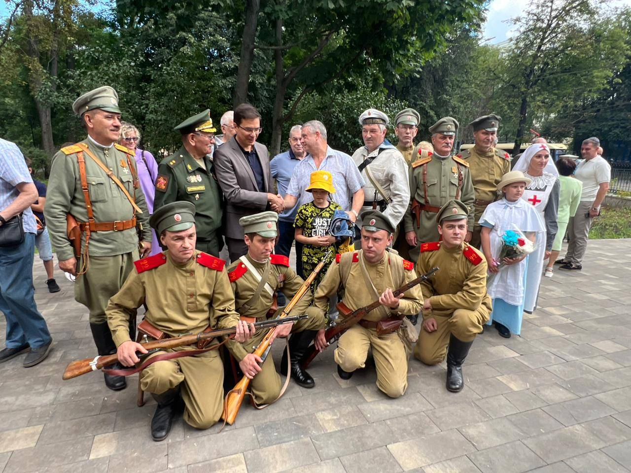 25 июля 2024 года член совета РВИО в Нижегородской области Лешков Николай Иванович принял участие в торжественном открытии памятника в честь героев Первой Мировой войны