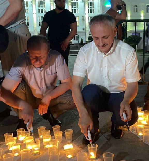 Энрик Муслимов принял участие в акции «Огненные картины войны»