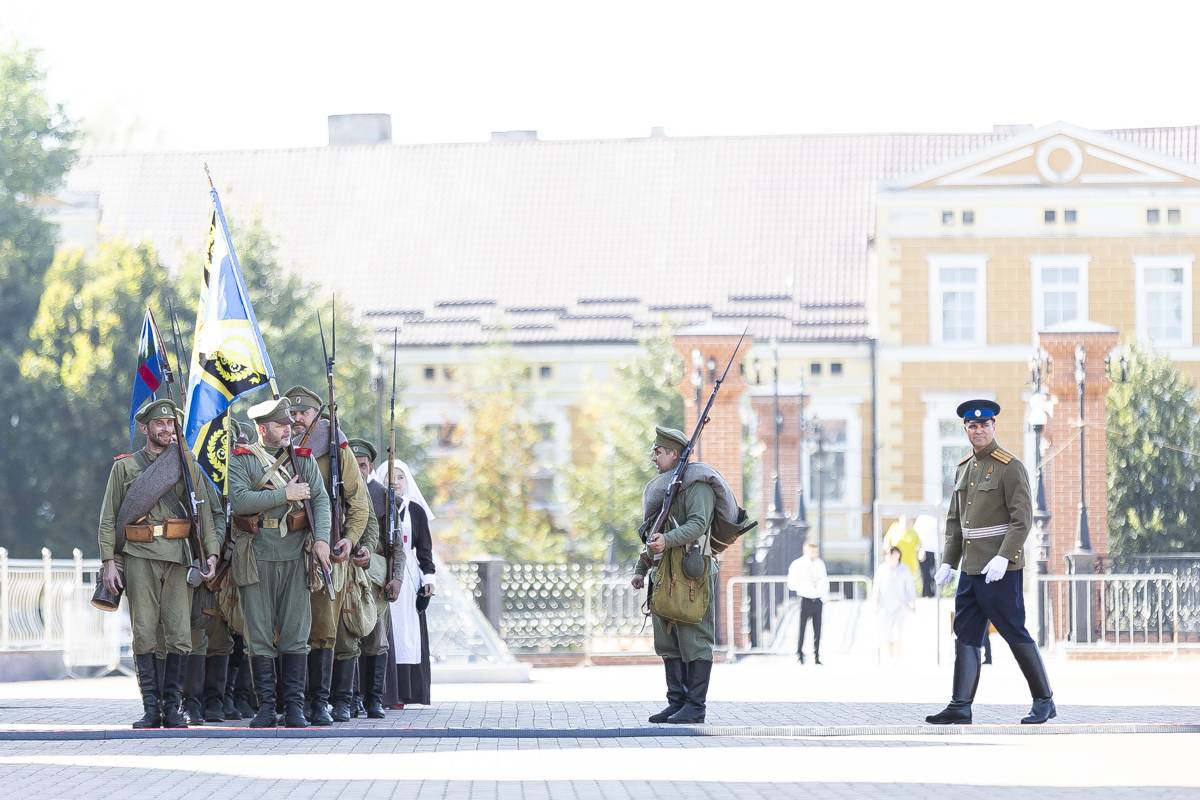 В Гусеве, при поддержке РВИО, прошёл исторический фестиваль "Первая мировая. Судьба России и мира", приуроченный к 110-летней годовщине Первой мировой войны и победе русских войск в Гумбинненском сражении.