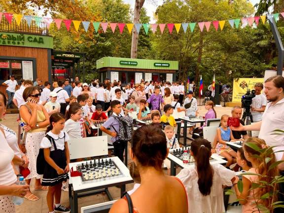 Открытие Шахматной гостиной в Сочи