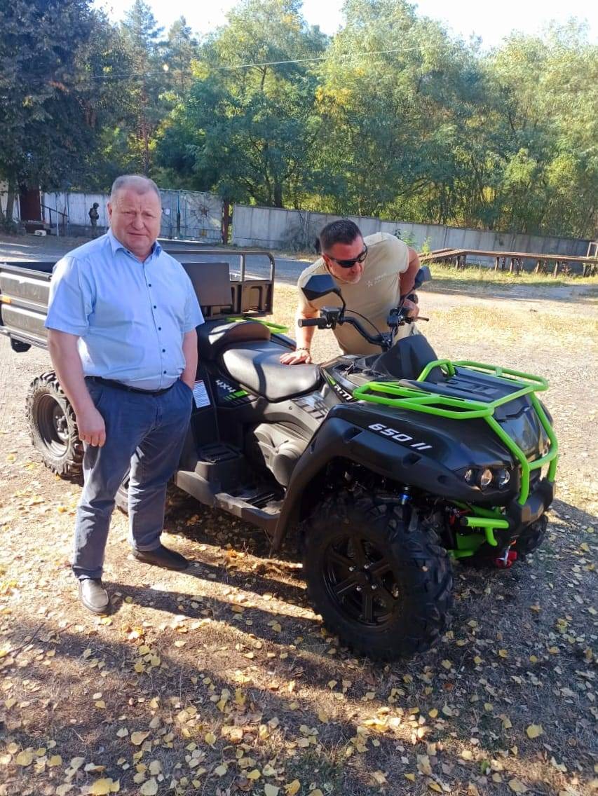 Из Орла десантникам на курском приграничье отправили квадрацикл