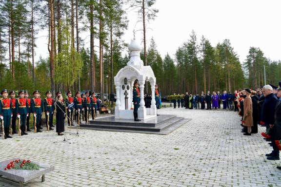 В Карелии состоялось открытие мемориала в память о воинах, павших в войнах 1939 – 1944 годов
