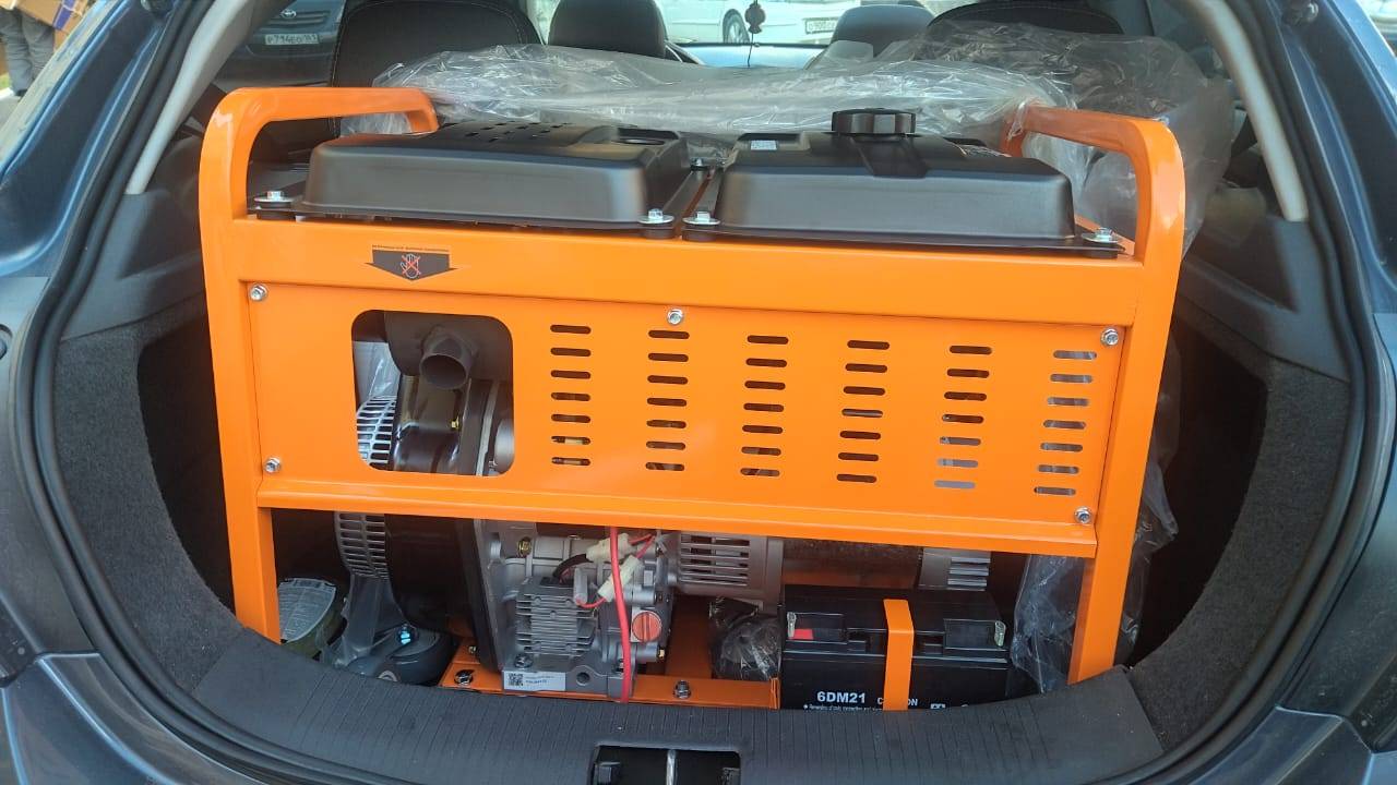 Из Орла в зону проведения СВО  отправлен дизельный электрогенератор