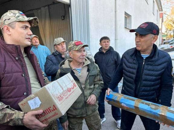 Очередной гуманитарный груз отправился в зону СВО