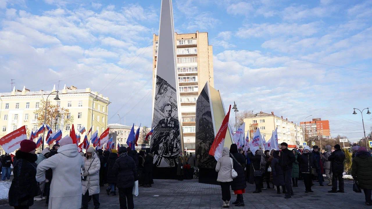 В Вологде открыта стела «Город трудовой доблести»
