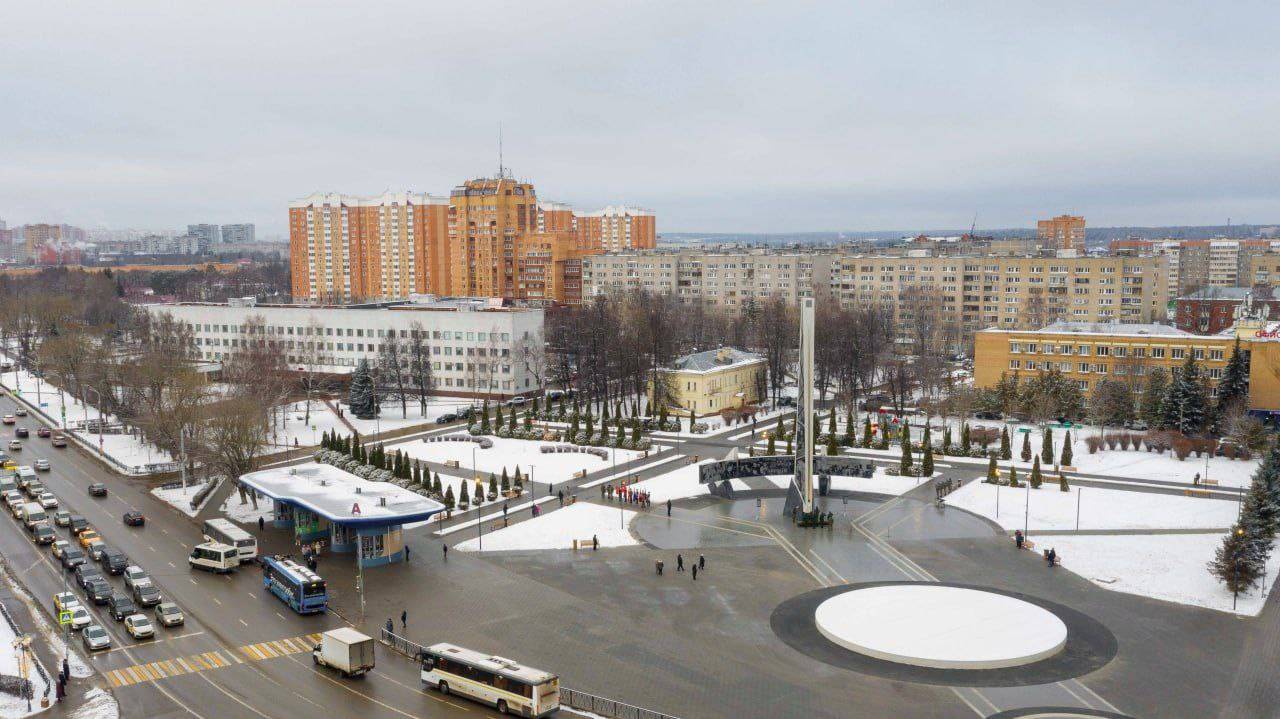 В Подольске открыта стела «Город трудовой доблести»