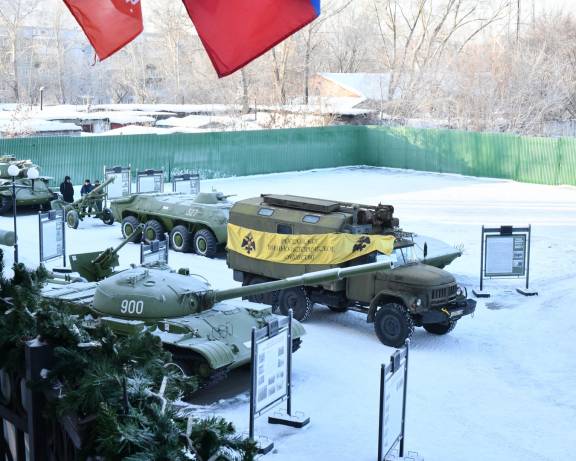 Новосибирское Региональное отделение РВИО в Новосибирской области передало военную технику на фронт