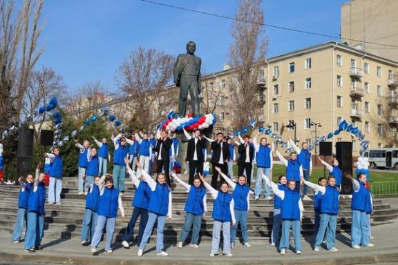 Торжественные мероприятия, приуроченные к 90-летноему юбилею Гагарина Ю.А. и празднованию Дня космонавтики