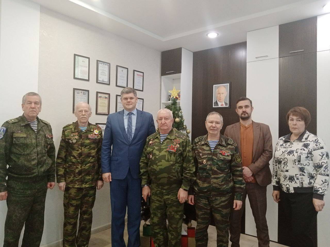 Председатель РО РВИО Игорь Олегович Петрищев встретился с ветеранами боевых действий