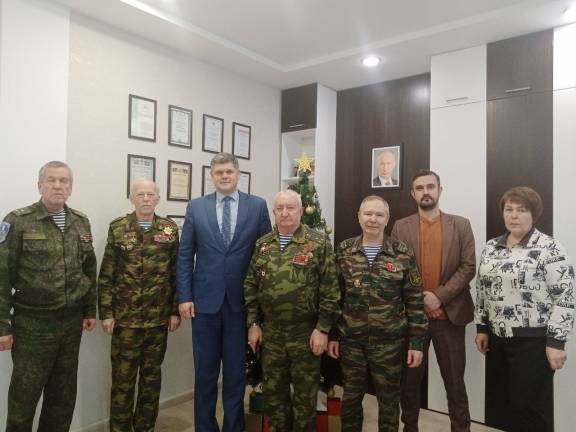 Председатель РО РВИО Игорь Олегович Петрищев встретился с ветеранами боевых действий