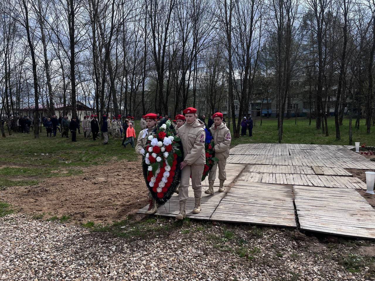 В Тверской области прошла торжественная церемония закрытия акции «Вахта памяти»