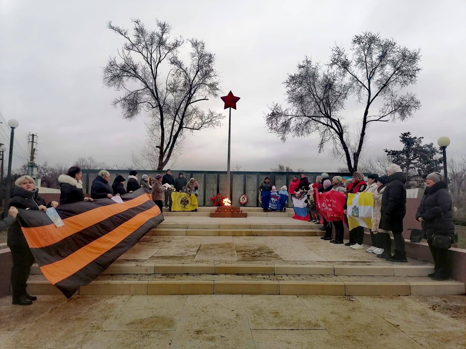 Мы этой памяти верны: патриотическая акция Местного отделения РО РВИО СК в Грачевском муниципальном округе