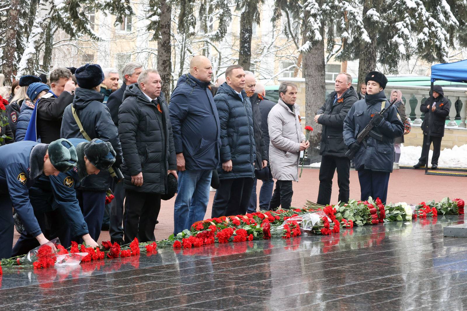 Председатель и представители РО РВИО СК приняли участие в церемонии возложения цветов к мемориалу «Огонь Вечной Славы» в память о воинах, освободивших Ставрополье в годы Великой Отечественной войны