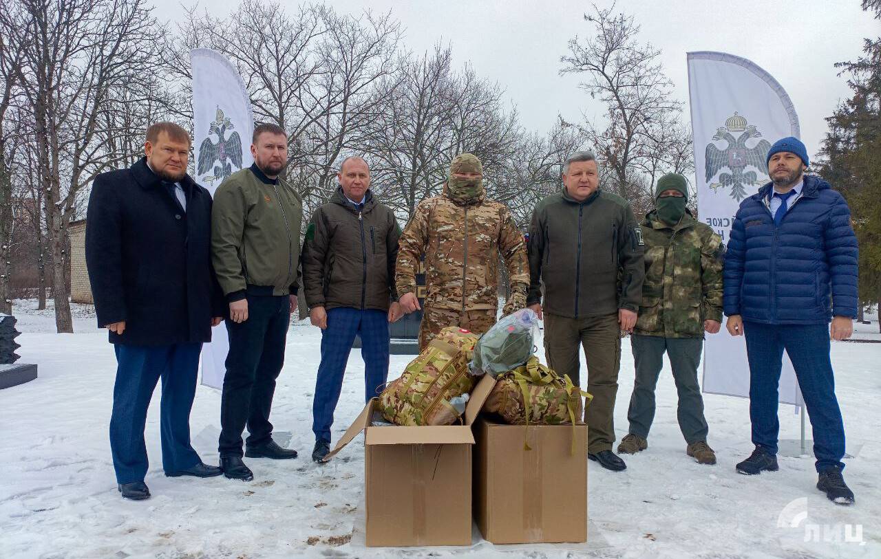 РВИО передало аптечки и медикаменты бойцам в ЛНР