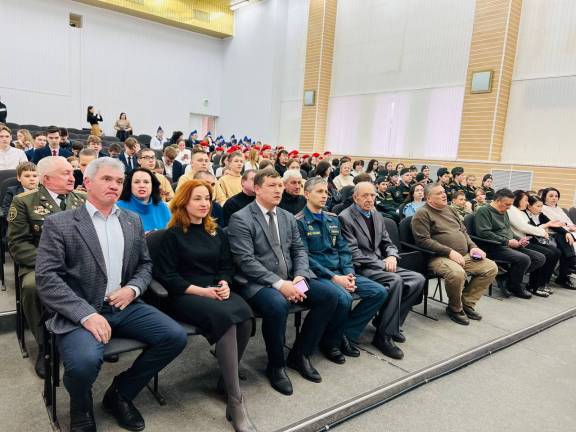 Председатель Совета РО РВИО Татьяна Кобзева приняла участие в торжественном открытии месячника героика-патриотической работы с молодежью "Отчизны верные сыны"