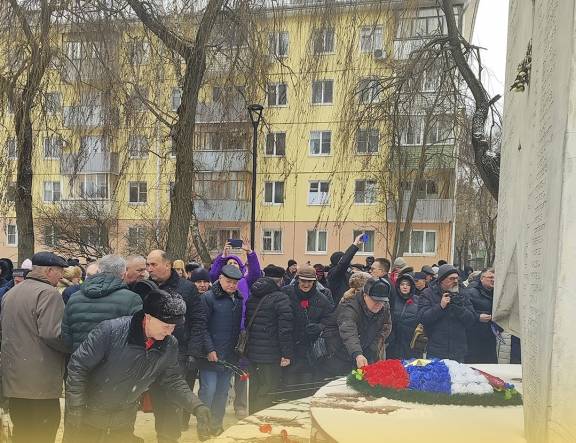 Торжественный митинг, посвященный 36-й годовщине вывода советских войск из Афганистана