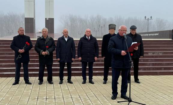 Митинг, посвященный Международному дню памяти жертв Холокоста и Дню полного освобождения Ленинграда от фашистской блокады