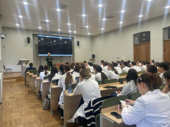 Военно-исторический урок провели в КубГМУ