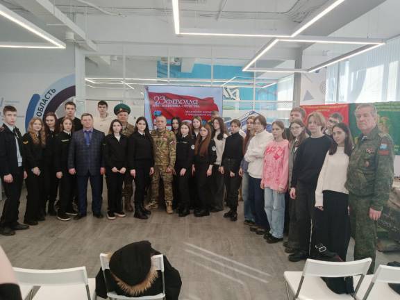 "Урок Мужества" для студентов колледжей города Ульяновска.