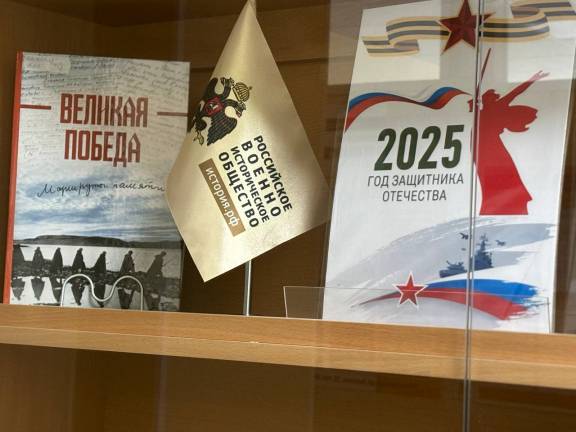 Региональное отделение РВИО подготовило выставку, посвященную Году Защитника Отечества