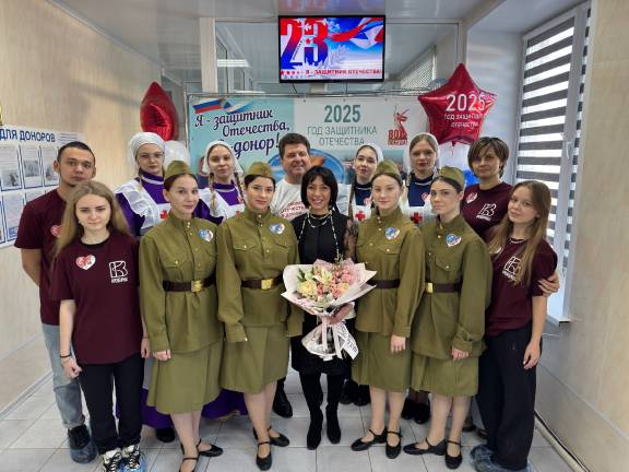 «Я – защитник Отечества, я – донор!»
