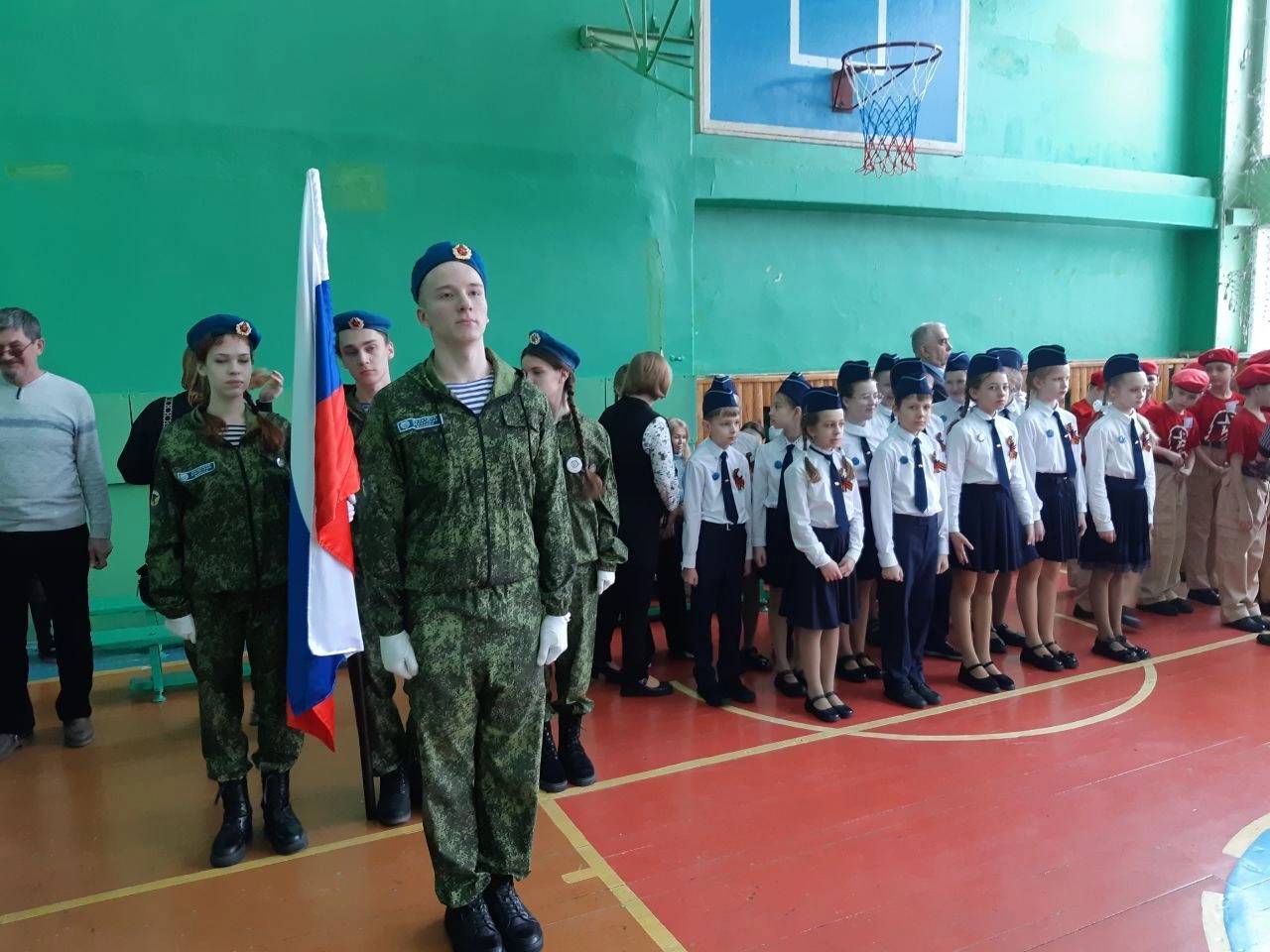 Областной смотр строя и песни "Марш Победы"