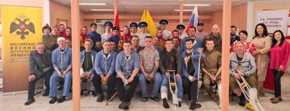 «Во славу Победы!»: концерт Местного отделения РО РВИО СК в с. Родниковском для военнослужащих, проходящих лечение в госпитале