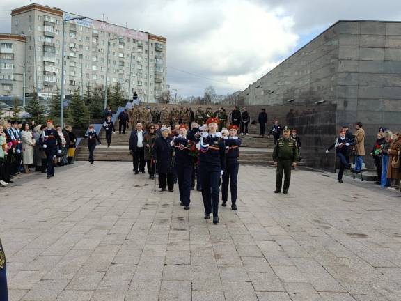 Церемония возложения цветов, посвящённая Международному дню освобождения узников фашистских концлагерей